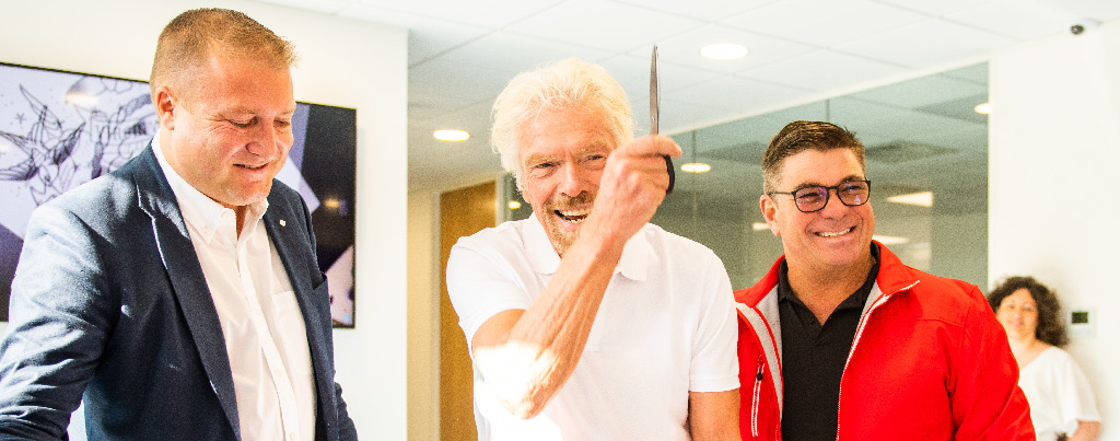 Sir Richard Branson opens The Maritime Skills Academy new Simulator Centre