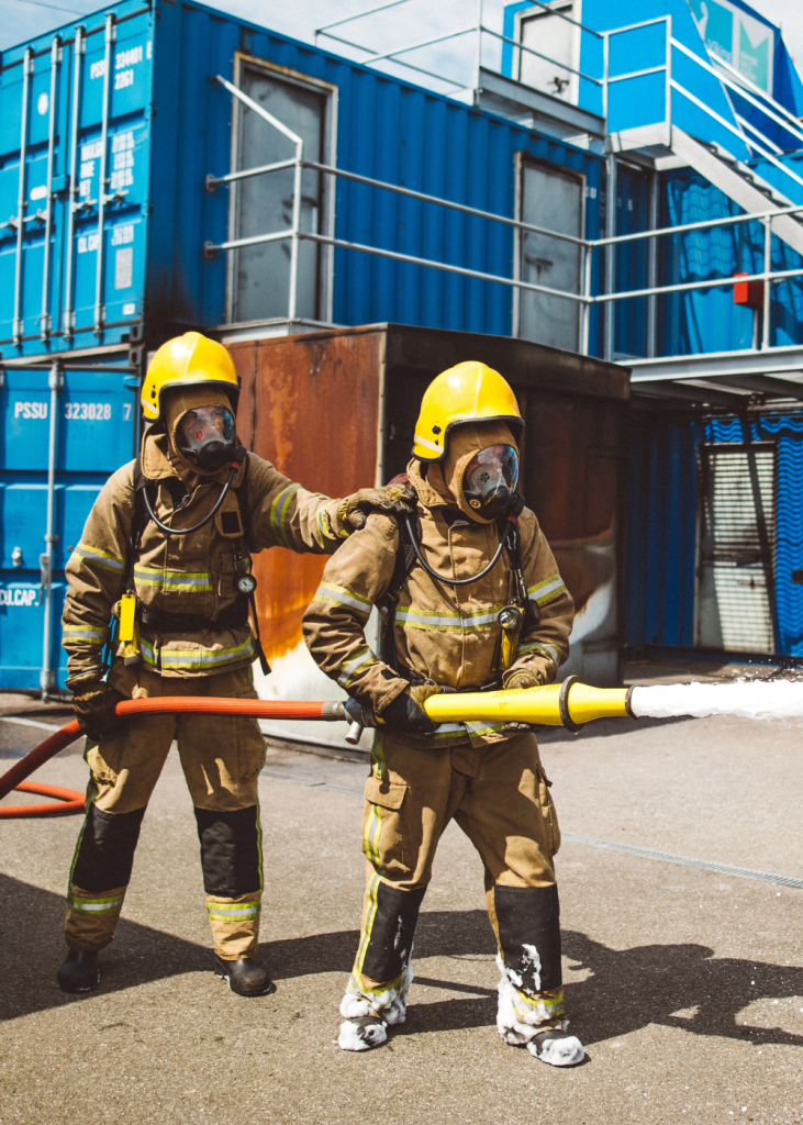 Operatational Fire Fighting training at MSA Dover
