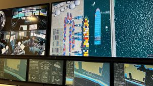 Image of simulator screens | Maritime Training at the Maritime Skills Academy 